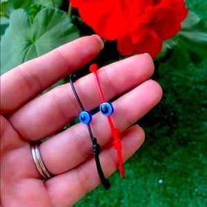 Bundle🧿 2 Evil eye bracelets Kabbalah Adjustable